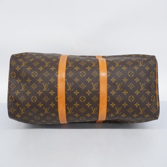 Louis Vuitton Boston Bag Monogram Keepall 50 M41426 Brown Men's Women's - Picture 3 of 16